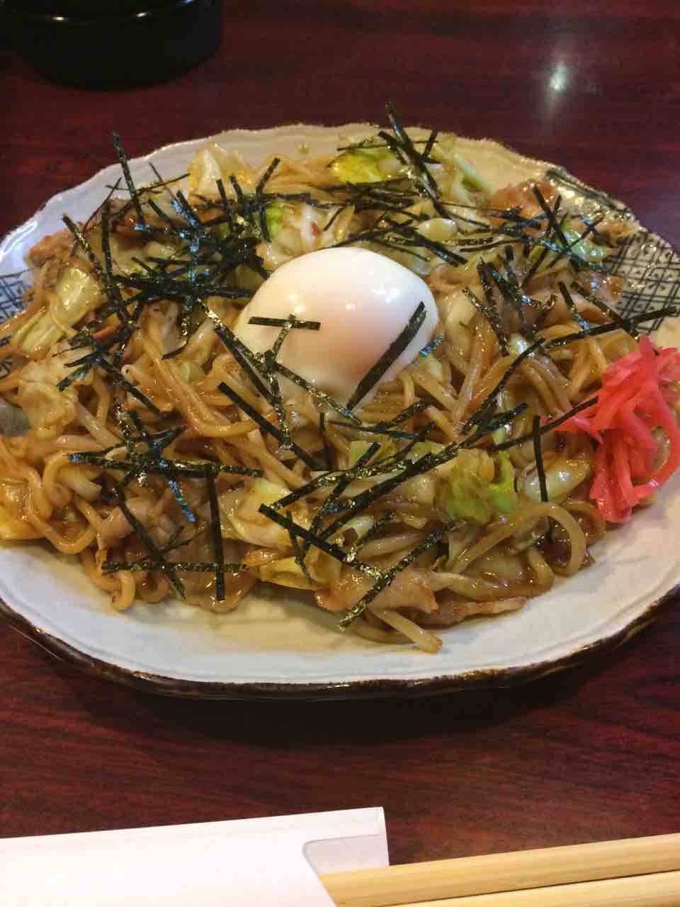 岩倉 黒 焼きそば