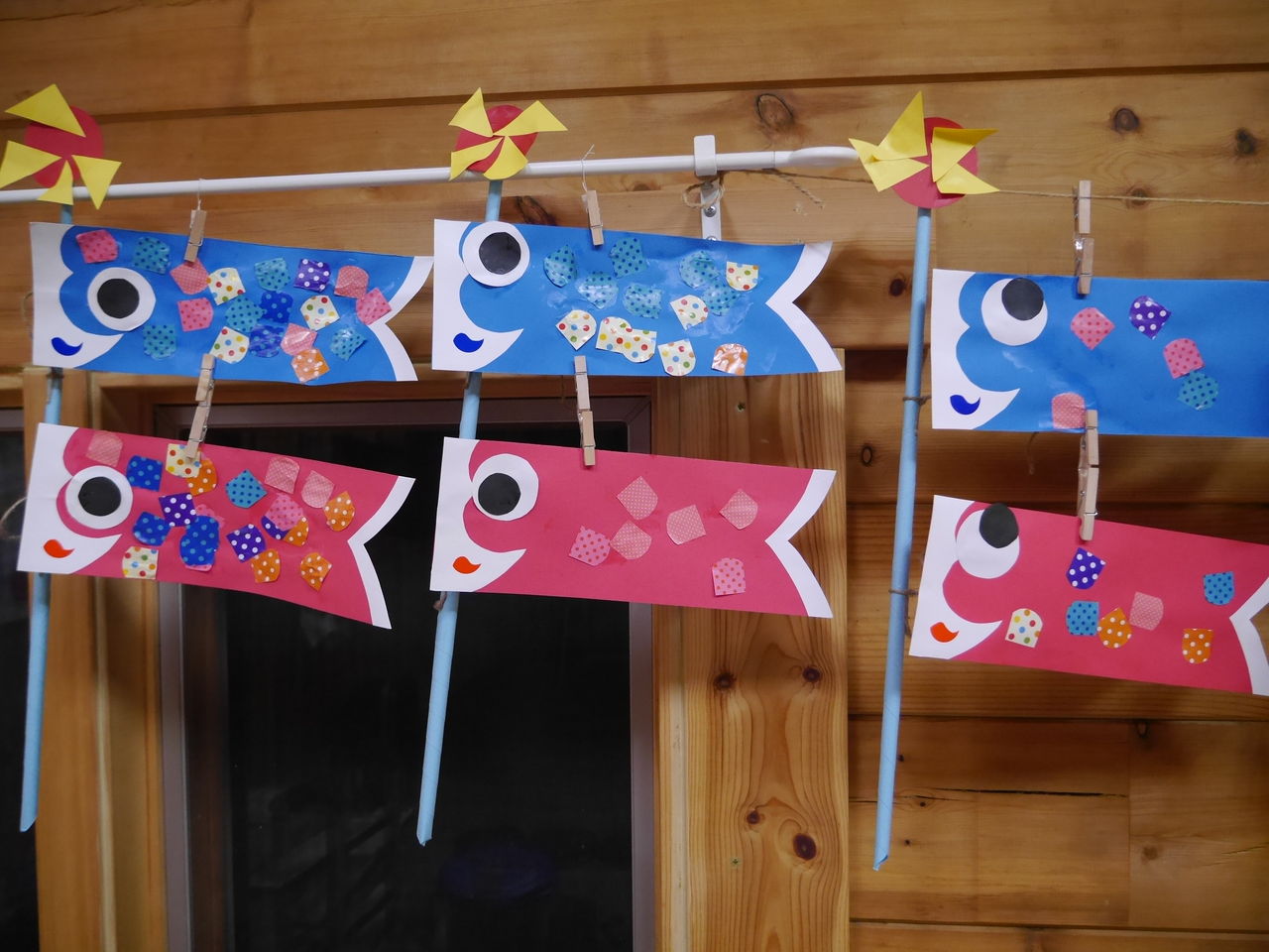 こいのぼり製作 ソライロキッズ園日誌 こいのぼり製作 ソライロキッズ園日誌