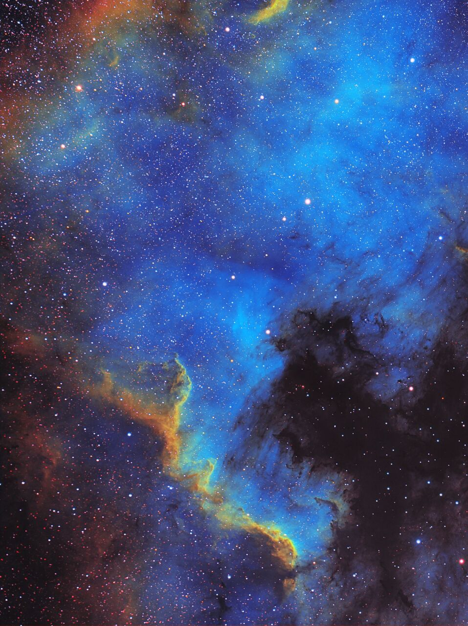 北アメリカ星雲付近 Qhy600 初sao合成 宙のジグソーパズル 北アメリカ星雲付近 Qhy600 初sao合成 宙のジグソーパズル
