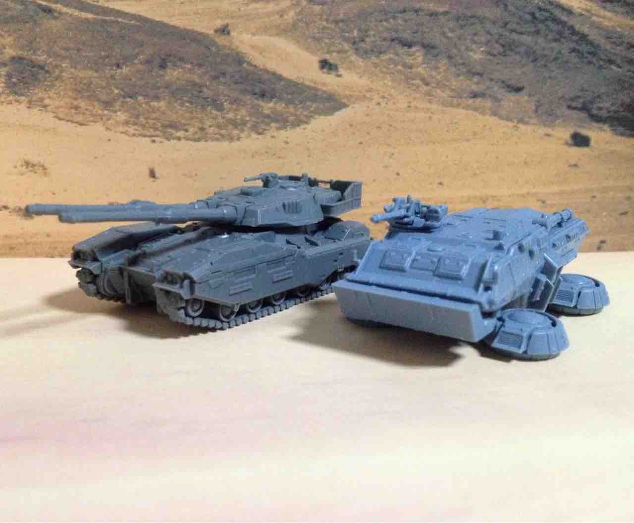 Hguc Hard Graph 地上戦セットより 61式戦車とホバートラック 1 144 Scale 宇宙の足跡