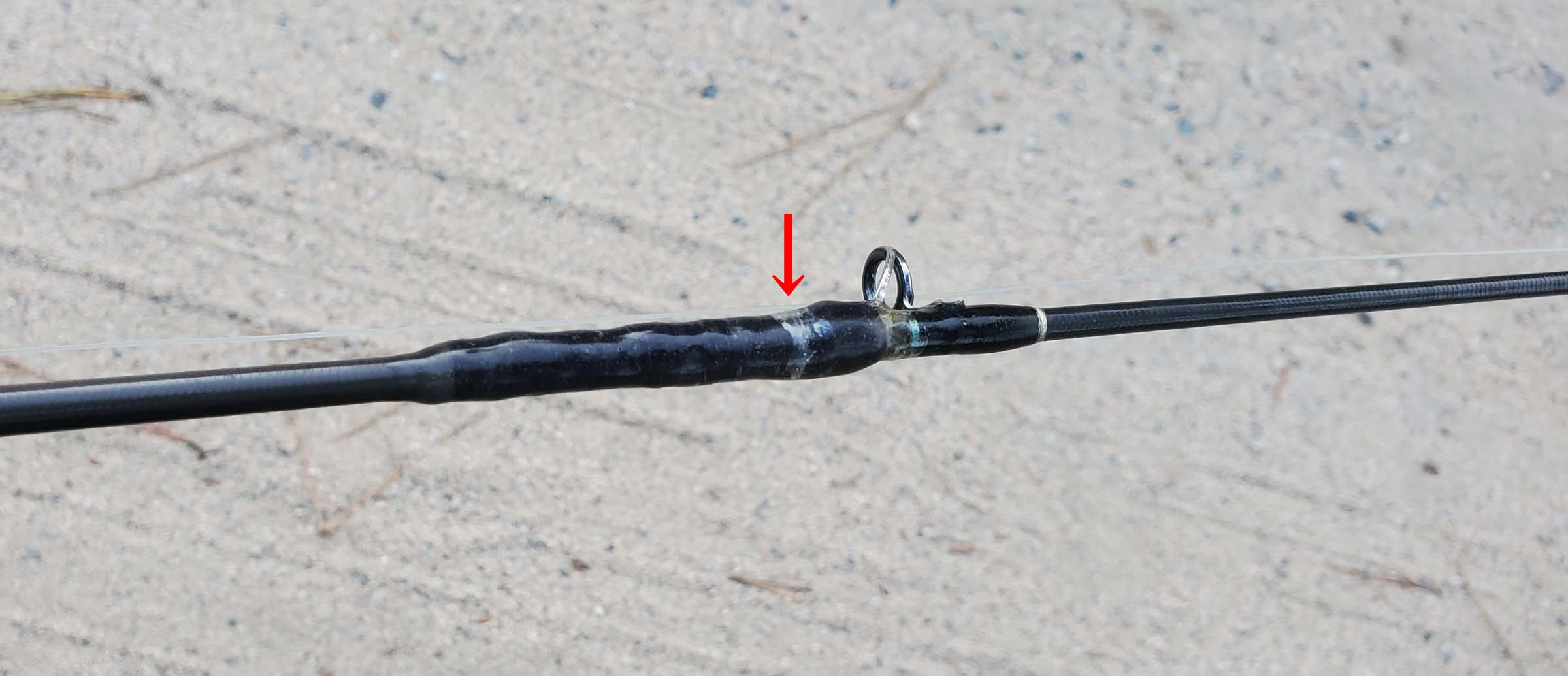 折れたブルースナイパー100MHの修理 : 空の履歴（海の履歴）