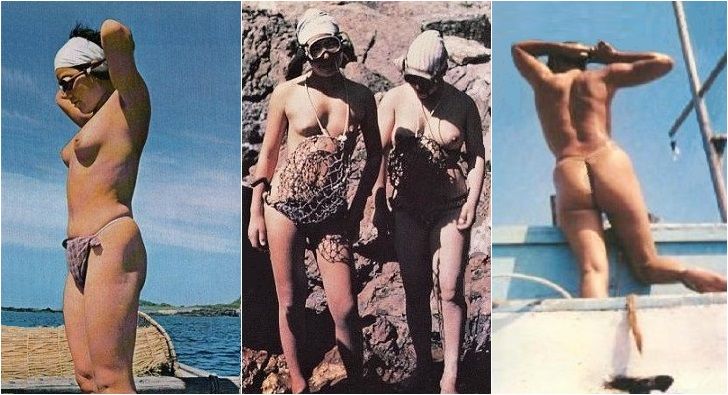 裸海女 日本橋本町で「裸でもぐる海女」写真展－93歳水中写真家が50年前 ...