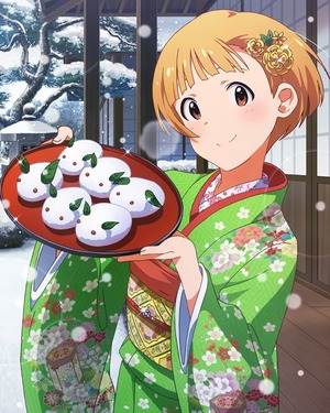 仲良し雪うさぎ 福田のり子