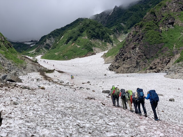 白馬岳(標高2932m) : in the air 白馬岳(標高2932m) : in the air