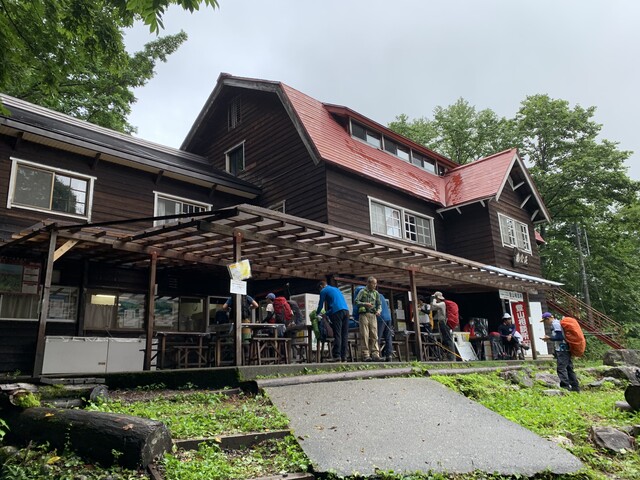 白馬岳（標高2932m） :  in the air