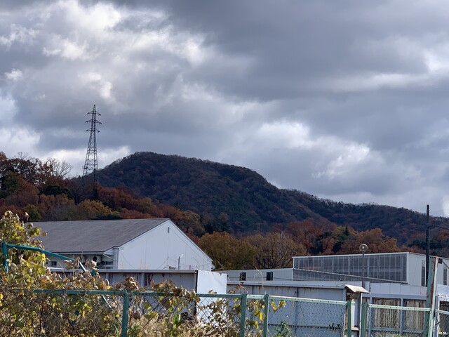 寺山（標高293m） :  in the air