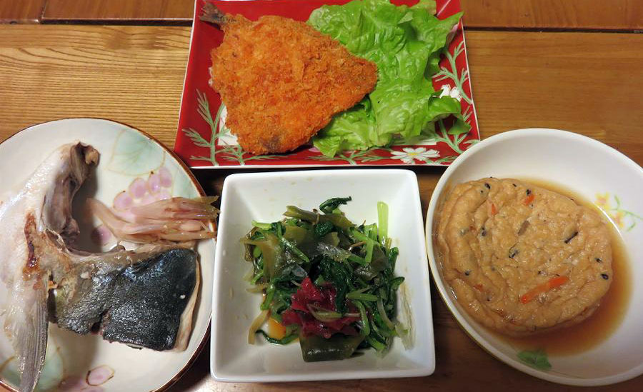 料理 ふくらぎ 鶏肉 蟹缶 ほか 折おりの記