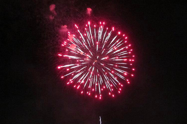 庄川花火大会 14 折おりの記