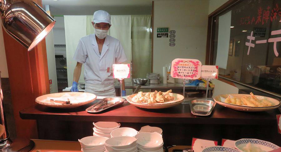 つばき会で山中温泉 4 彩朝楽 夕食 折おりの記 つばき会で山中温泉 4 彩朝楽 夕食 折おりの記