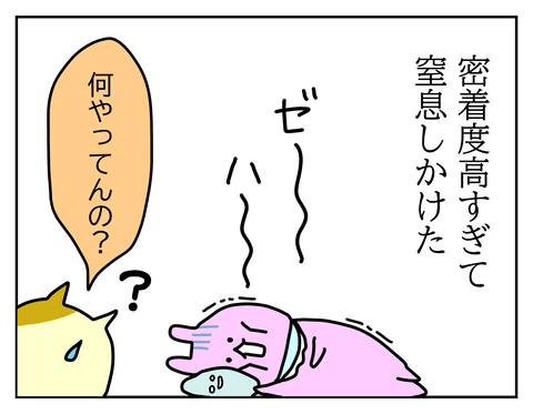 パックの密着力高過ぎて、顔に張り付いて窒息しかけた