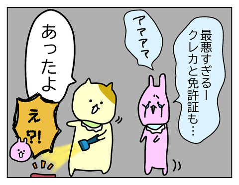 探し始めて3分で奇跡的に財布が見つかった！！