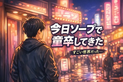 今日ソープで童卒してきたのサムネイル画像