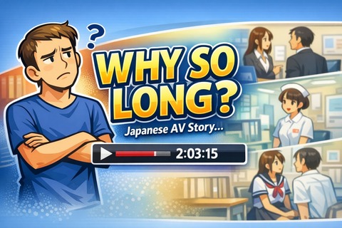 【悲報】アメリカ人「日本のAV、変なストーリーのせいで2時間超えとか長すぎる」のアイキャッチ画像