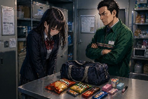 ワイ「JKが万引きするAV？これは買いや！」のトップ画像