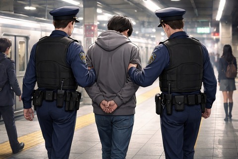 【緊急速報】JKの隣でAV見た男逮捕のトップ画像