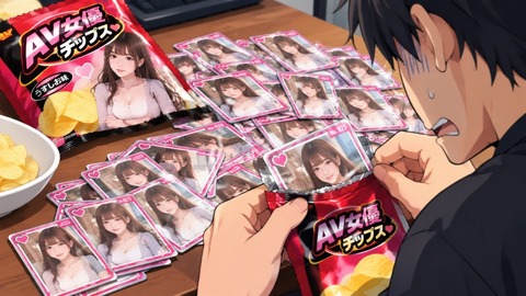 「AV女優チップス」で被りまくってウザがられてそうなカードw