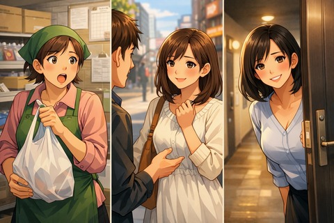 3大抜けるAV「パートのおばさん」「人妻ナンパ」「隣人の奥さん」のトップ画像