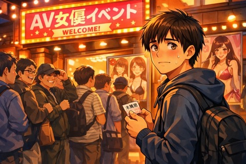 AV女優のイベントいく奴wwww