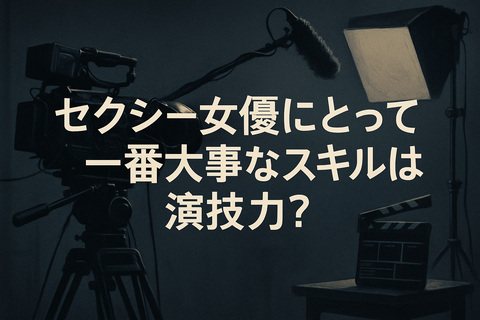 セクシー女優にとって一番大事なスキルは演技力？のサムネイル画像