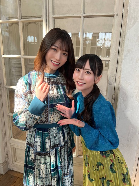 河北彩花ちゃんと七沢みあちゃんのツーショット！！！！！！！！！！！！