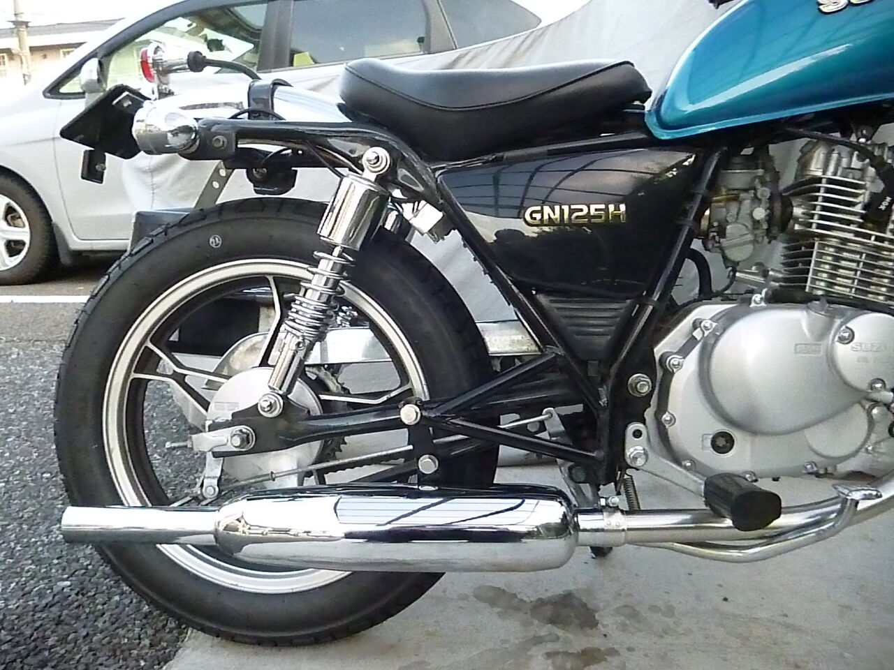 金玉テールリアフェンダー付きgn125h 金玉テールリアフェンダー付きgn125h