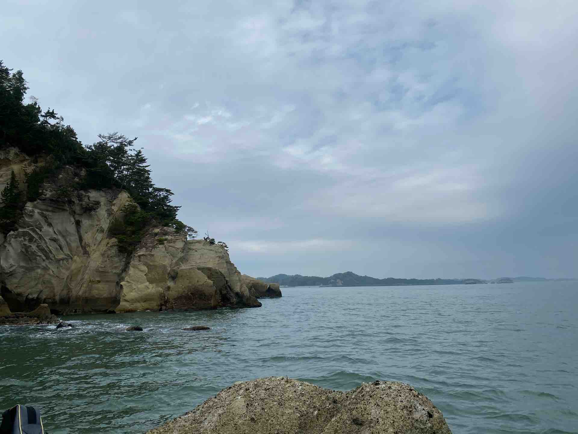 嵯峨渓 東北磯遊人