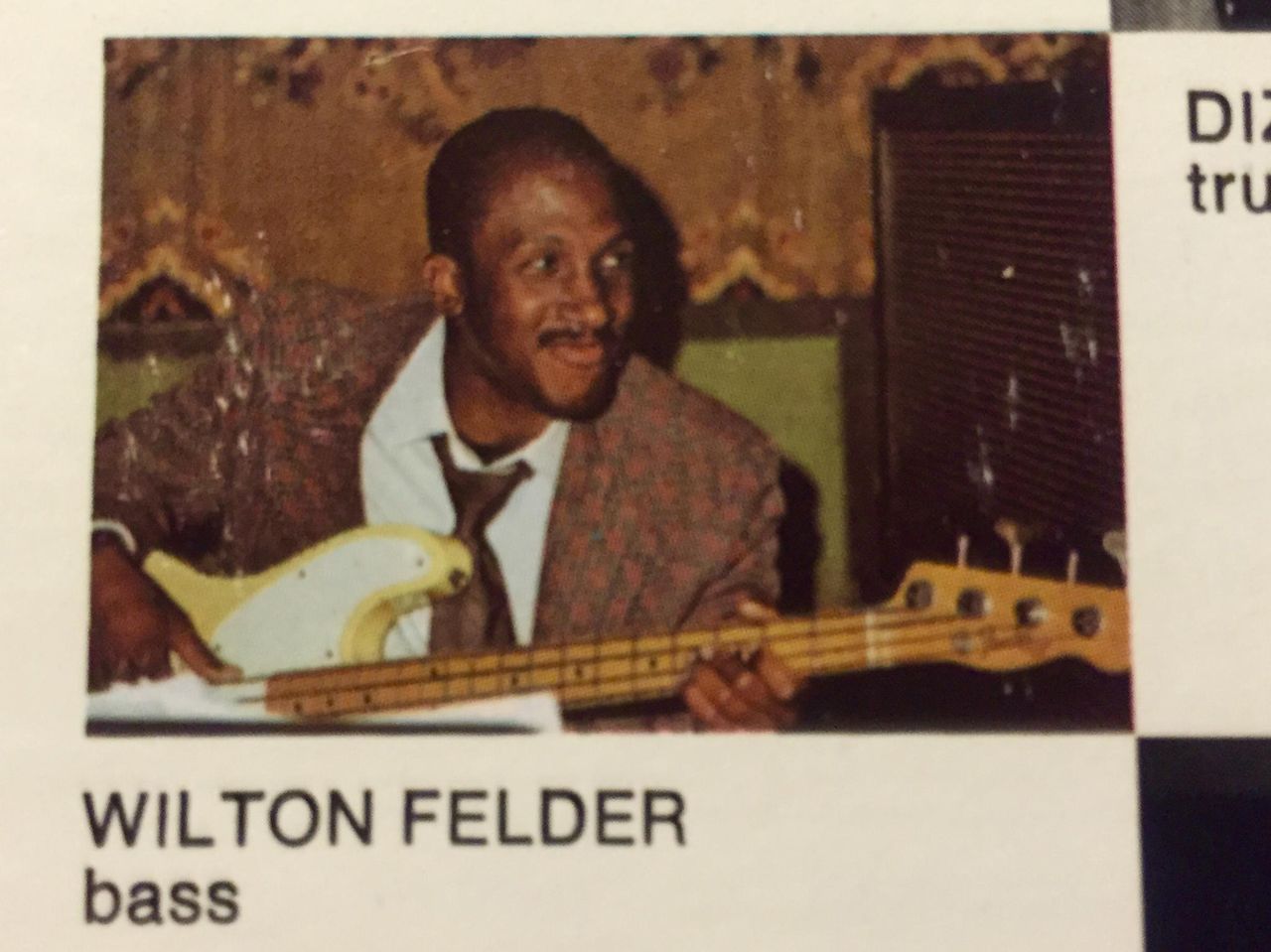 追悼ウィルトン フェルダー ベーシストとしての枚 Soul Bass 1977