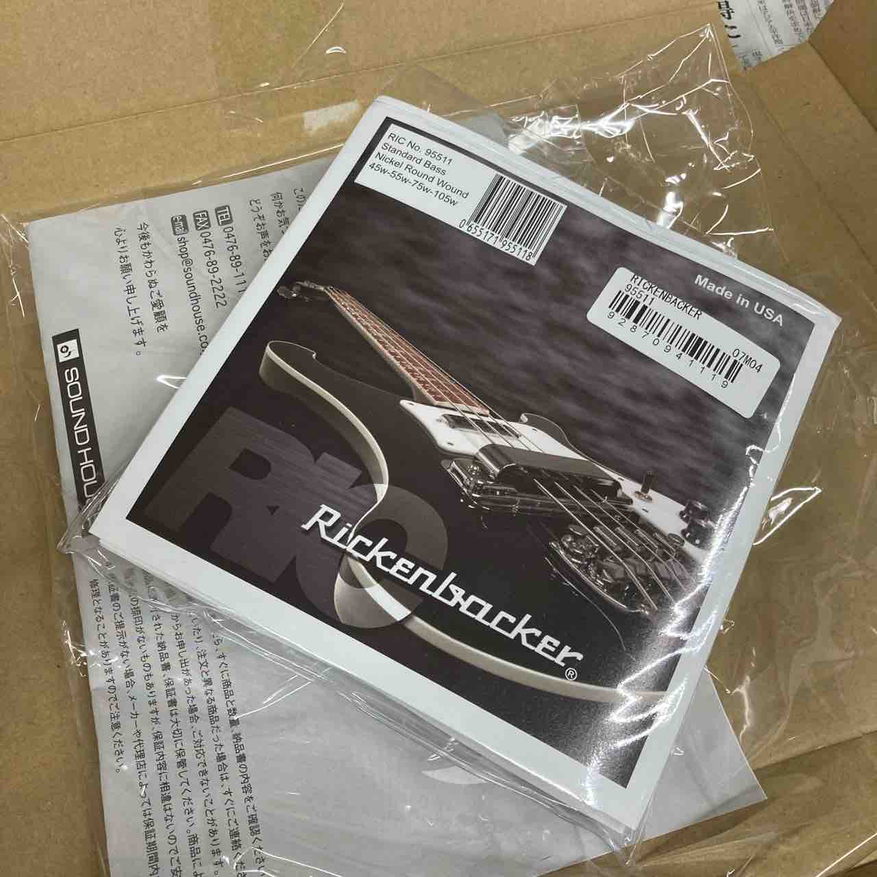 リッケンバッカー 純正ベース弦購入 オクターブ調整 : 爺の趣味生活
