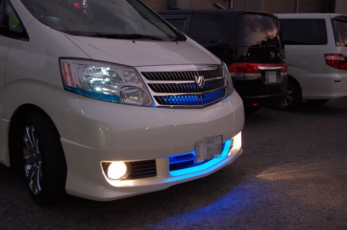 アルファードにledを取り付けました 大阪府東大阪市の サウンド２１ ブログ メルセデスベンツ ｂｍｗ