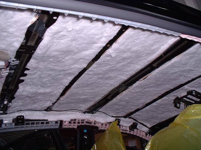 天井のデッドニング 大阪府東大阪市の サウンド２１ ブログ メルセデスベンツ ｂｍｗ