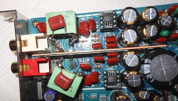 ONKYO SE-200PCI (VLSC回路カット) 出力カップリングコンデンサ