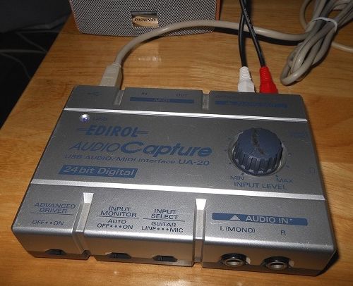 EDIROL ROLAND UA 20 blog