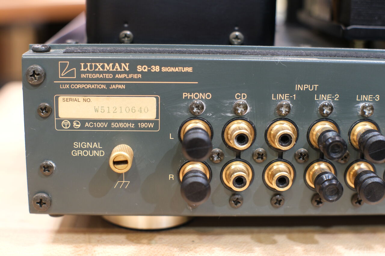 販売済み【USED】LUXMAN SQ-38 Signature : SOUNDHUNTERのUSED& 販売済み【USED】LUXMAN SQ-38 Signature : SOUNDHUNTERのUSED&