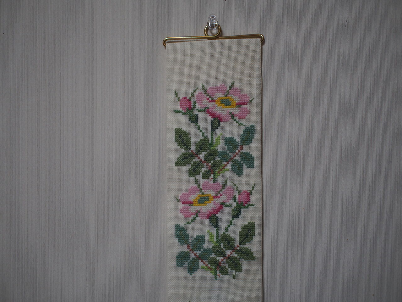 フレメのニゲラと野ばらのベルプル完成 4 サウンド オブ クロスステッチ