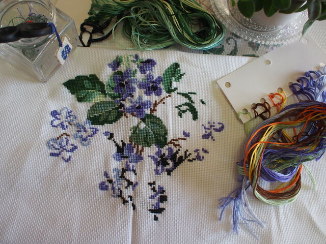 スミレの花束 2 サウンド オブ クロスステッチ