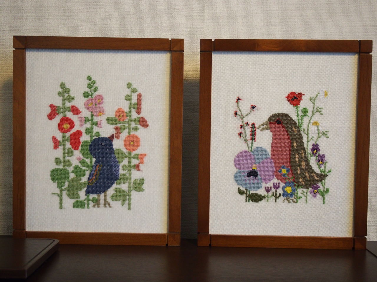 フレメ・カレンダー1993・クロスステッチ図案集・デンマーク・鳥