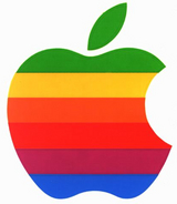 Rainbow Apple Logo