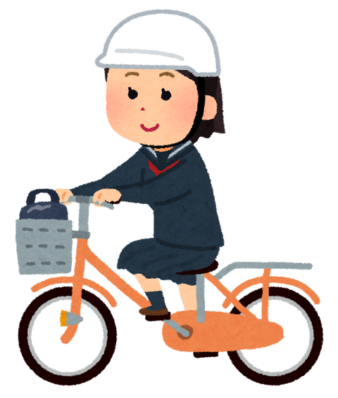 school_bicycle_helmet_girl