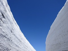 快晴の雪の大谷2