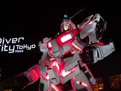 お台場ユニコーンガンダム 夜2