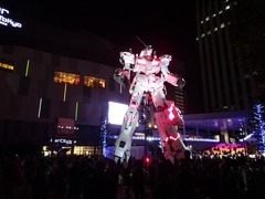 お台場ユニコーンガンダム 夜1
