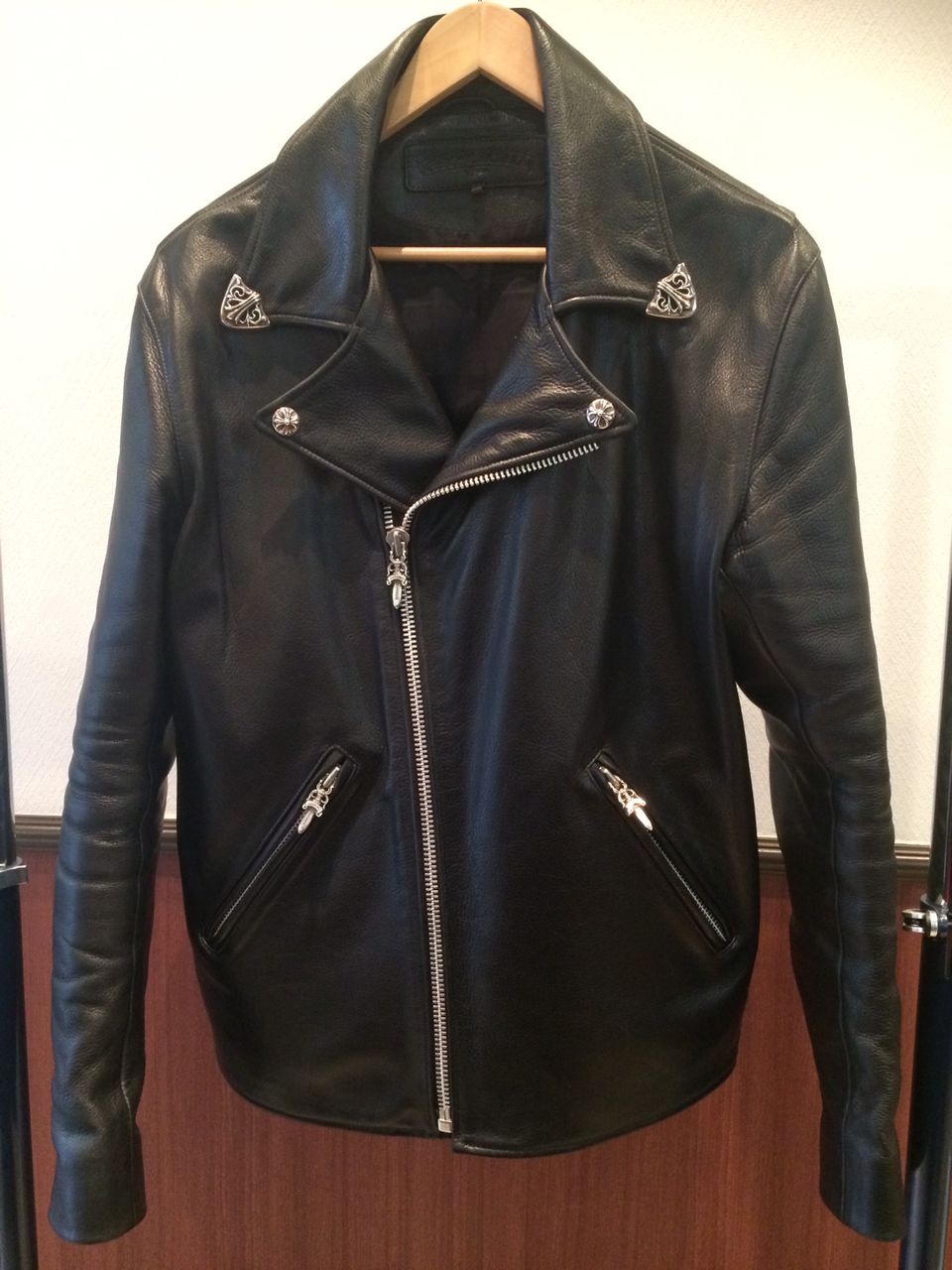 CHROME HEARTSライダース BASIC MOTO 評し ラージクロス V2A 