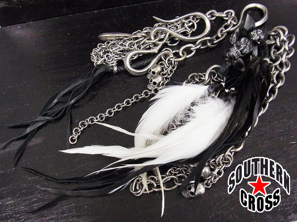 kmrii レザー スカル ウォレット チェーン BLACKDIA ファッション kmrii レザー スカル ウォレット チェーン