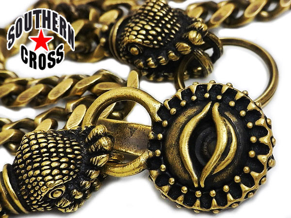 ☆deafbreed☆ウォレットチェーン コンチョ セット！ 淡 