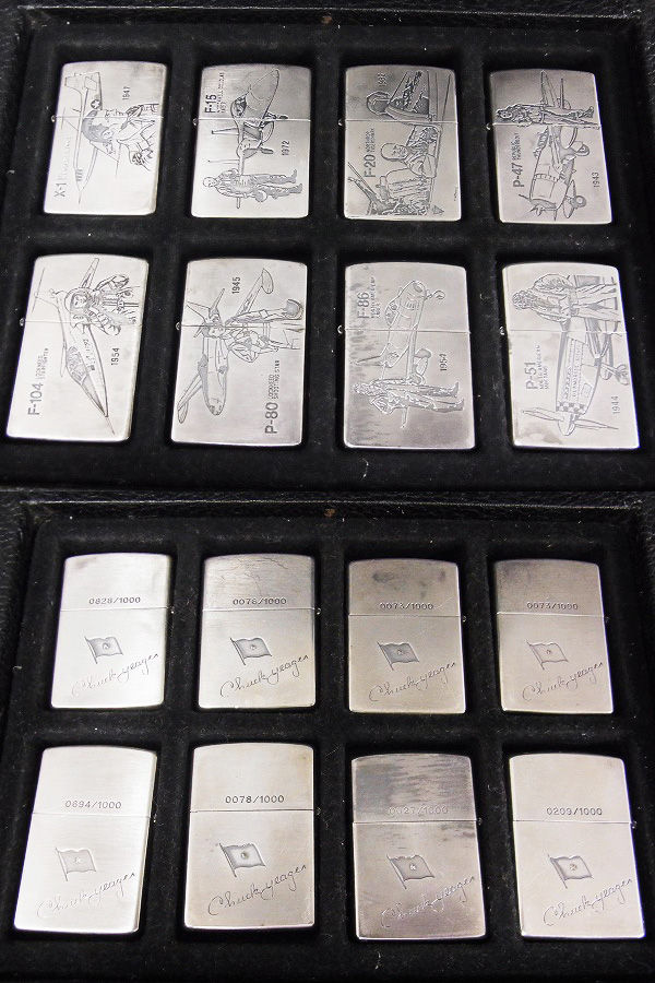 ZIPPO/ジッポ― チャックイェーガー X-1 1993年製他 8点セットを