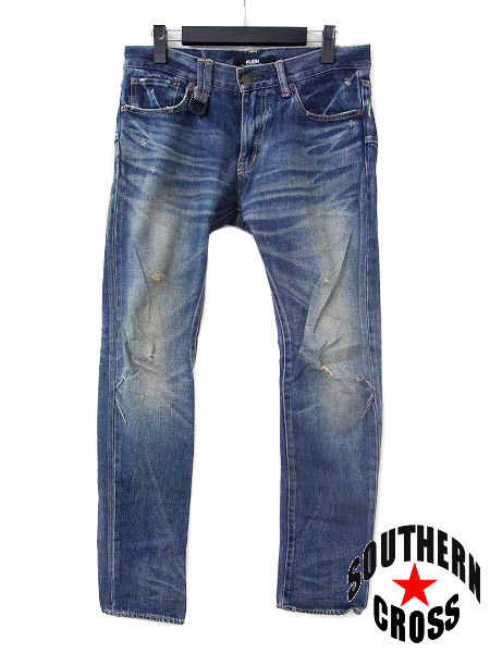 メンズブランド買取専門店サザンクロス : PLEIN×Roen/プレーン×ロエン ダメージデニムパンツ をお買い取り致しました。