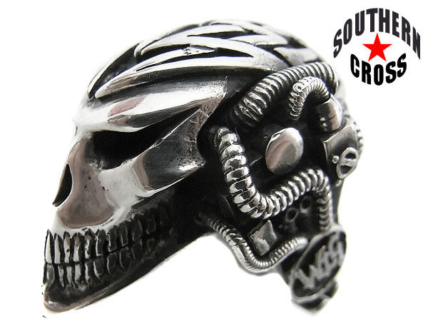 galcia シルバー DEATH OR リング スカル GLORY 16号 - 通販 - hydro