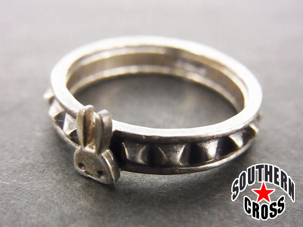 【新品】CUNE ウサギ　シルバーリング１５号 新品】CUNE ウサギシルバーリング15号