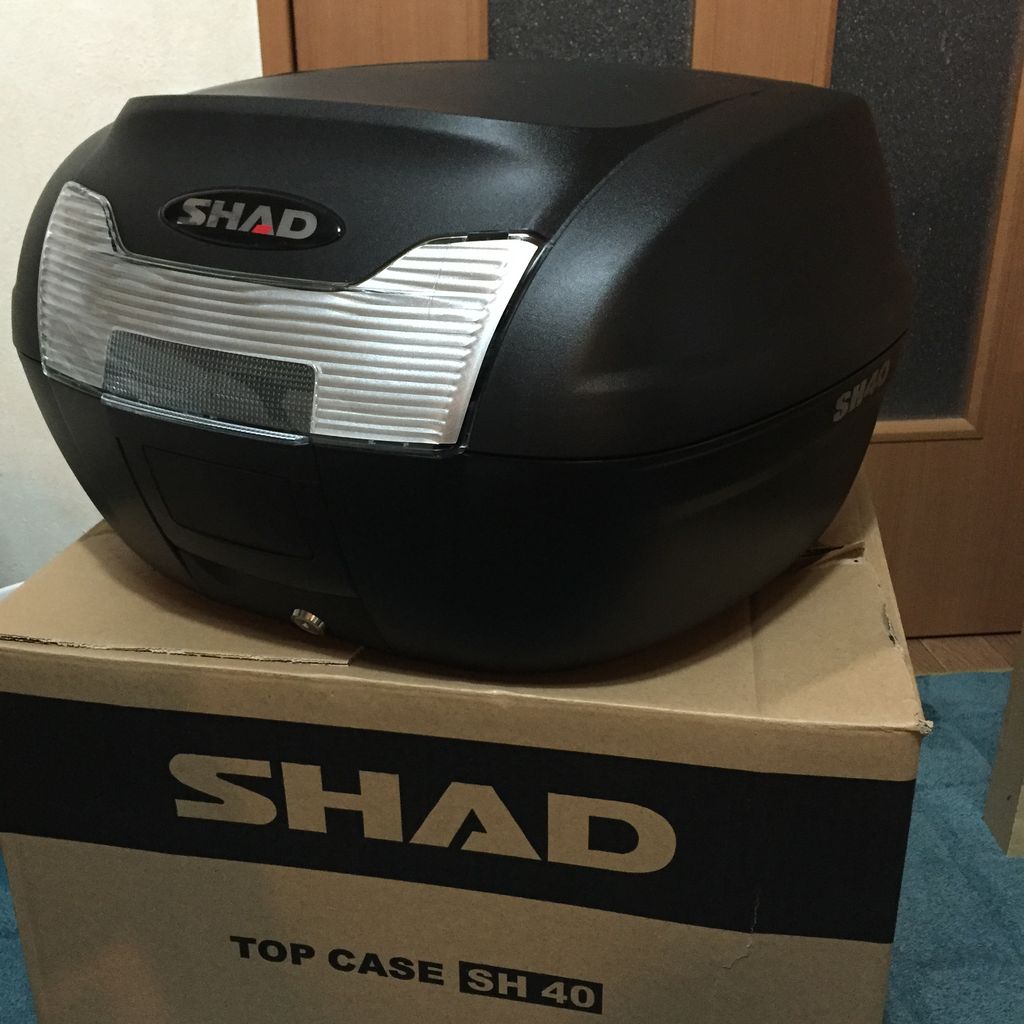 SHADのトップケースとデイトナマルチウイングキャリア : 散らかり趣味 