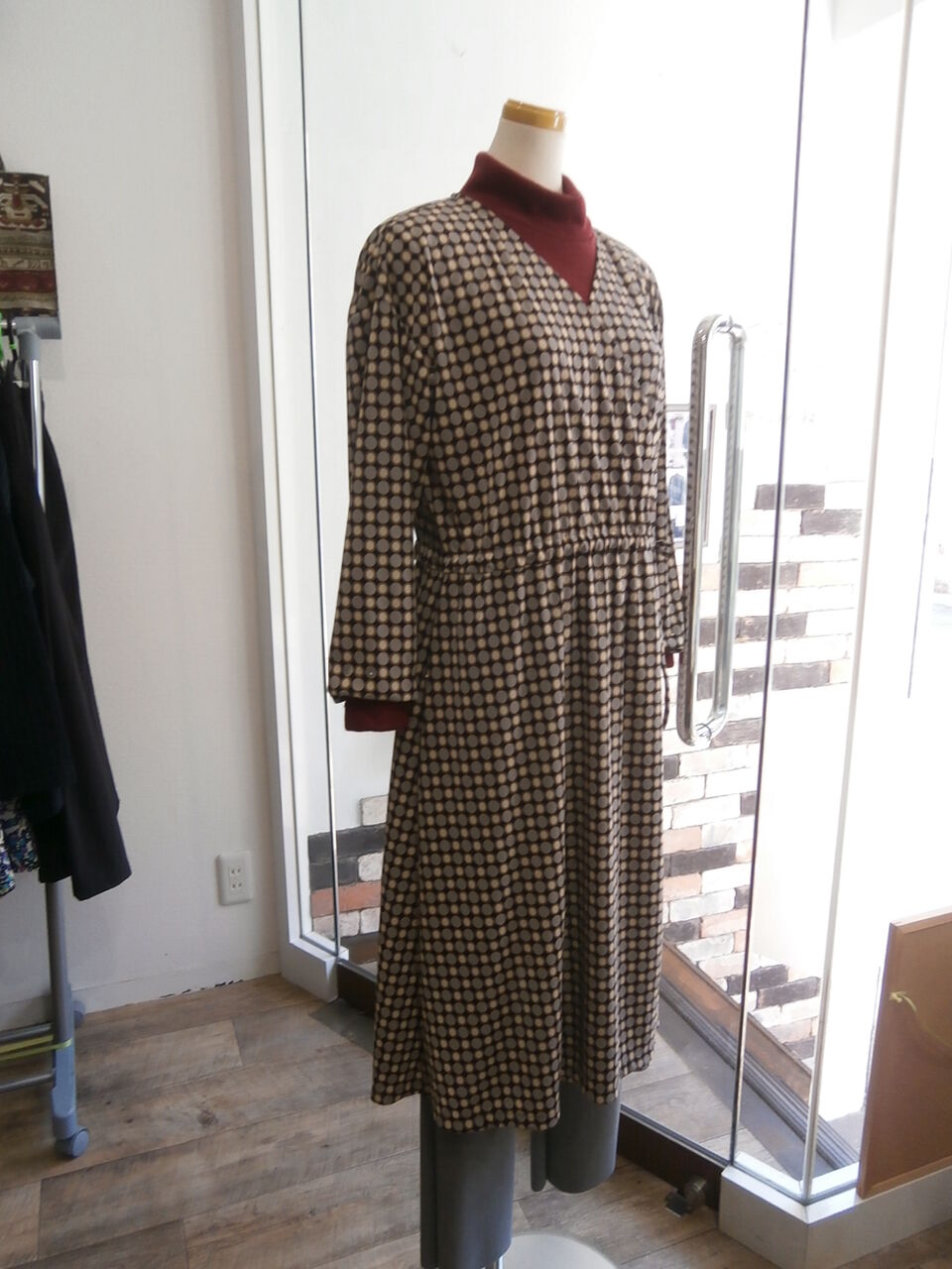 サンプルのカシュクールワンピースと裁断 そーいんぐまま